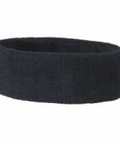 Navy blauwe hoofd zweetband